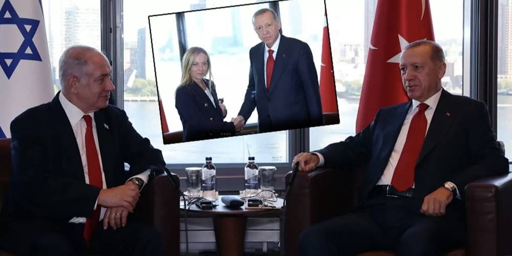 Cumhurbaşkanı Erdoğan, Meloni ve Netanyahu ile görüştü